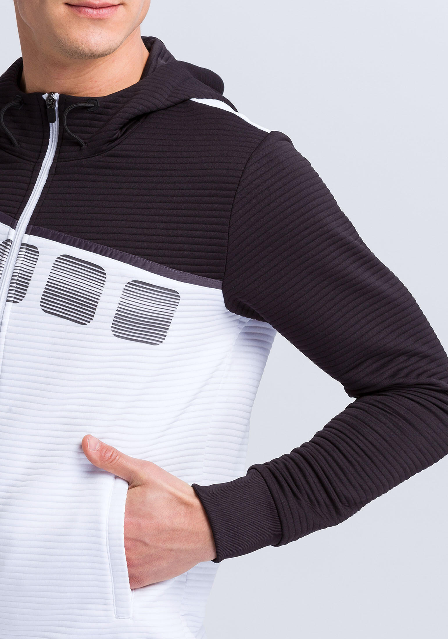 Trainingsjacke mit kapuze 5-C 4/7