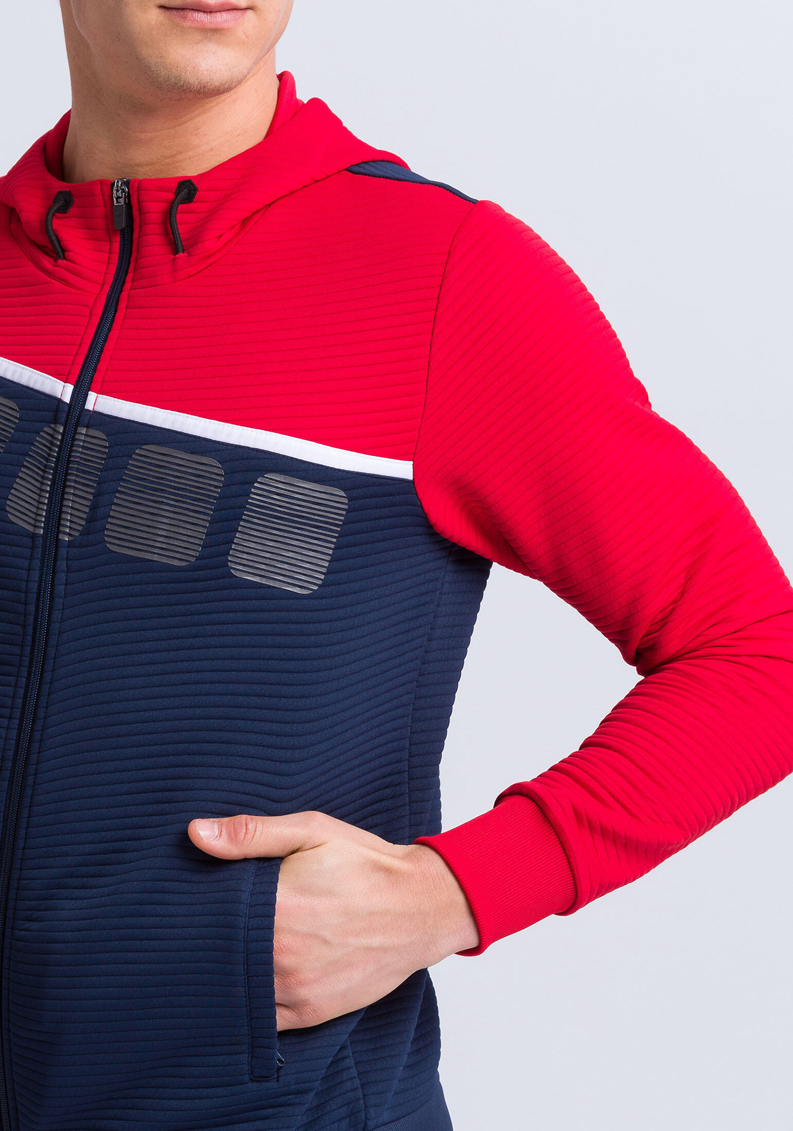 Trainingsjacke mit kapuze 5-C 4/6
