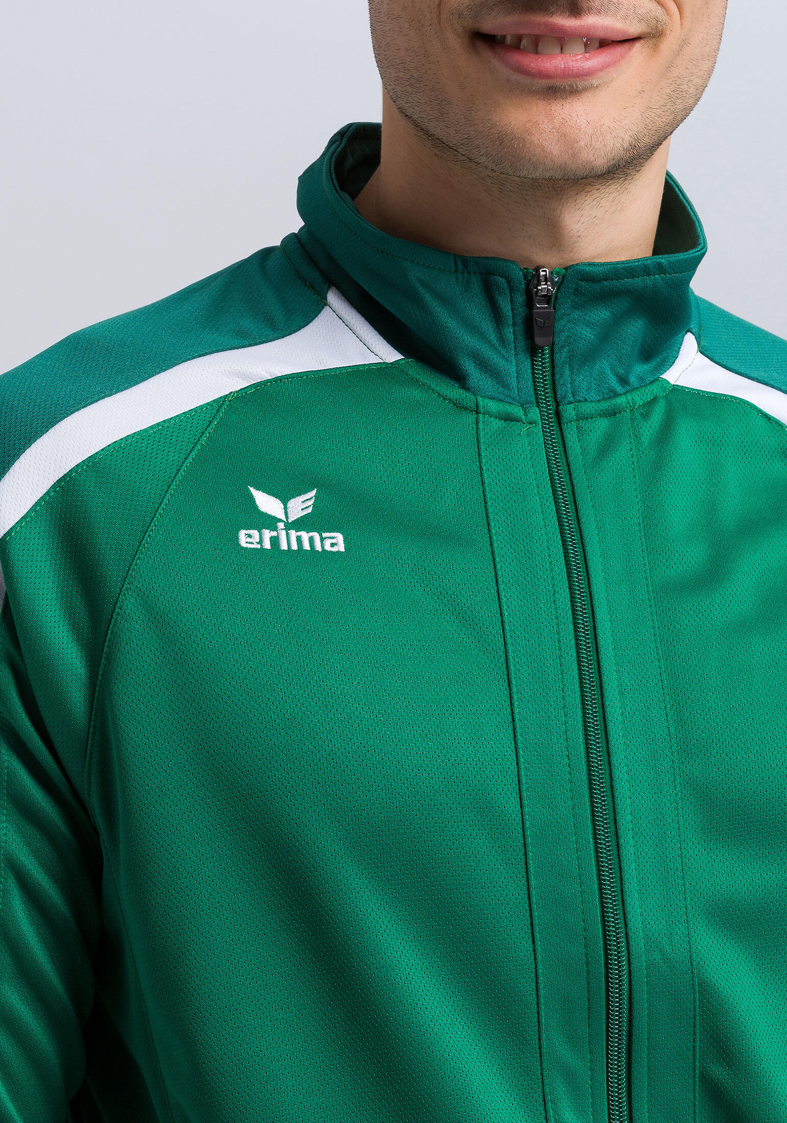 Erima Liga 2.0 Trainingsjas Kinderen - Smaragd / Evergreen / Wit 4/7
