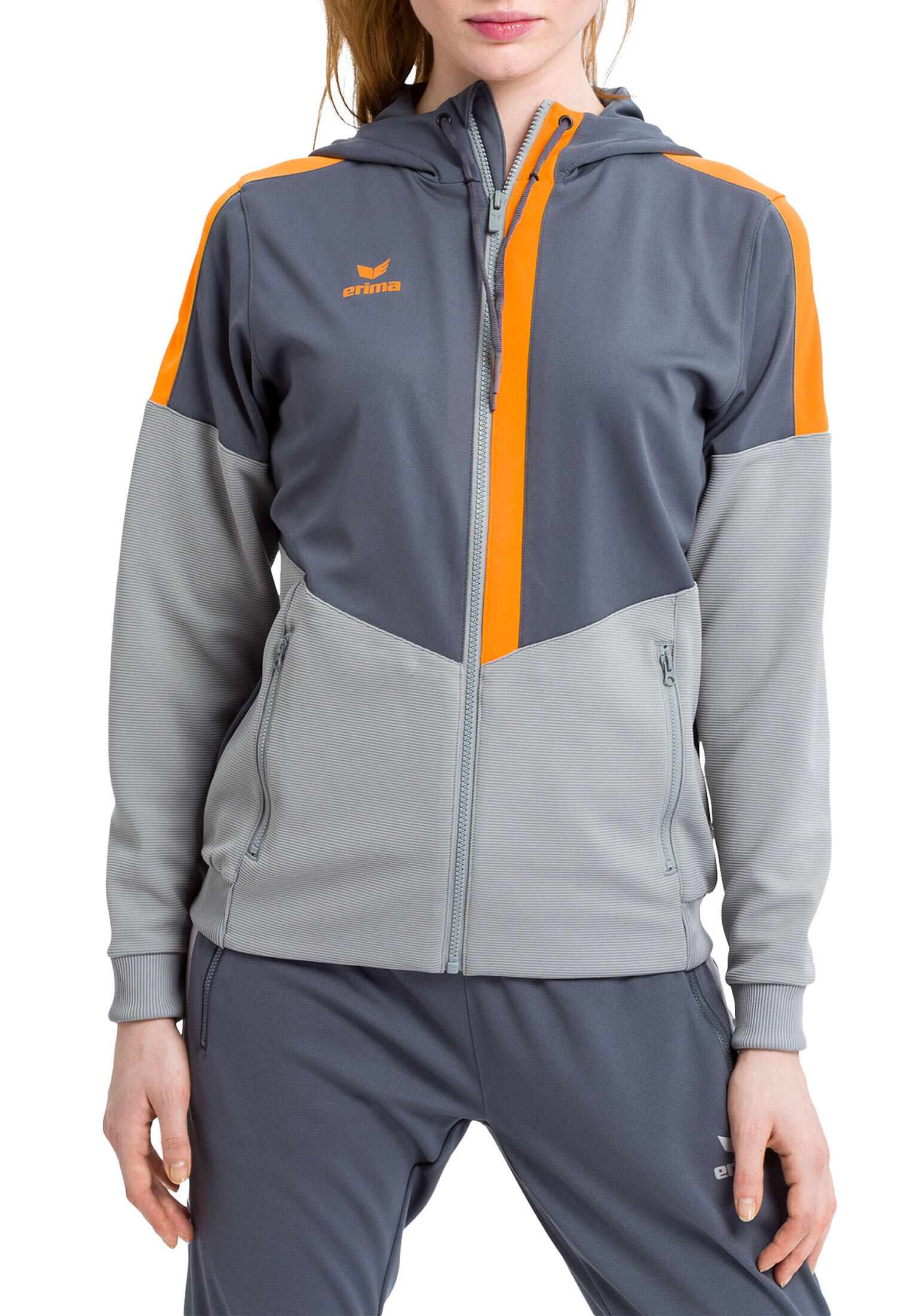 grau / orange / hellgrau
