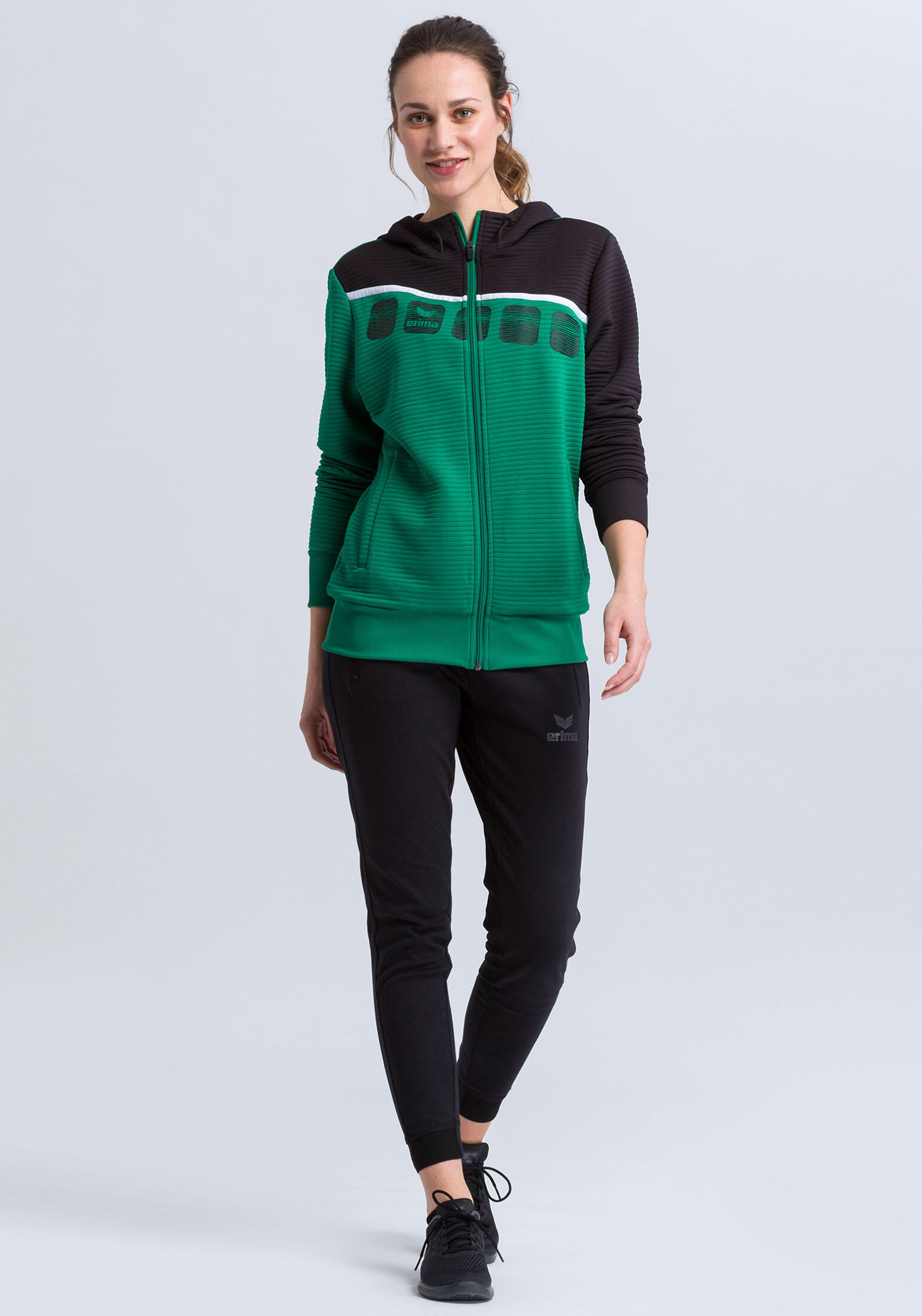 Veste d'entrainement à capuche femme Erima 3/7