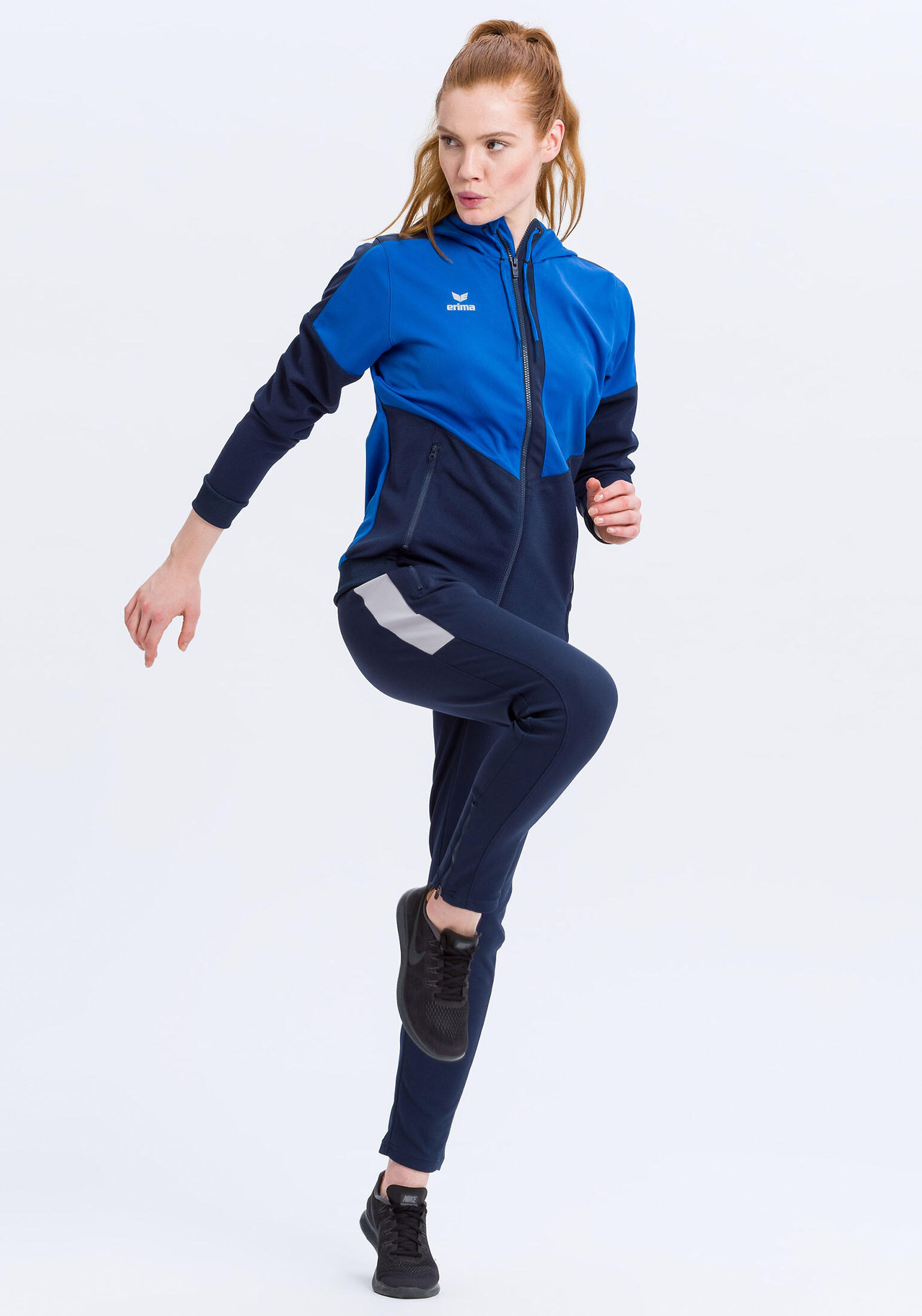 Damen Trainingsjacke mit kapuze Squad 3/7