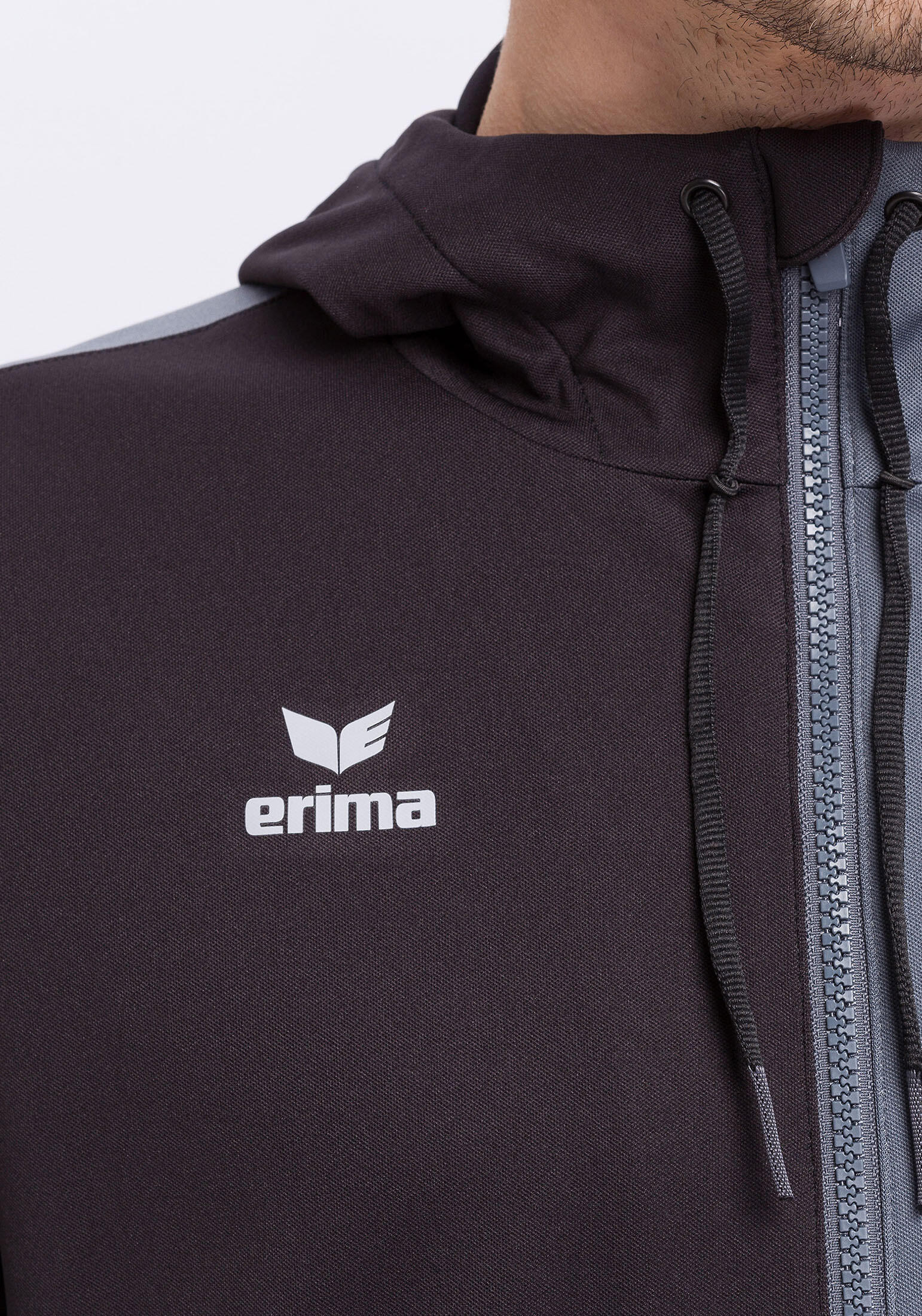 Herren Trainingsjacke mit kapuze Squad 4/7