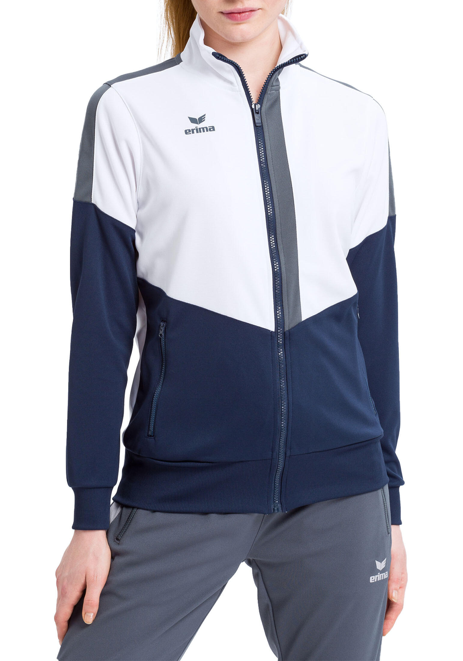 WEISS / navyblau