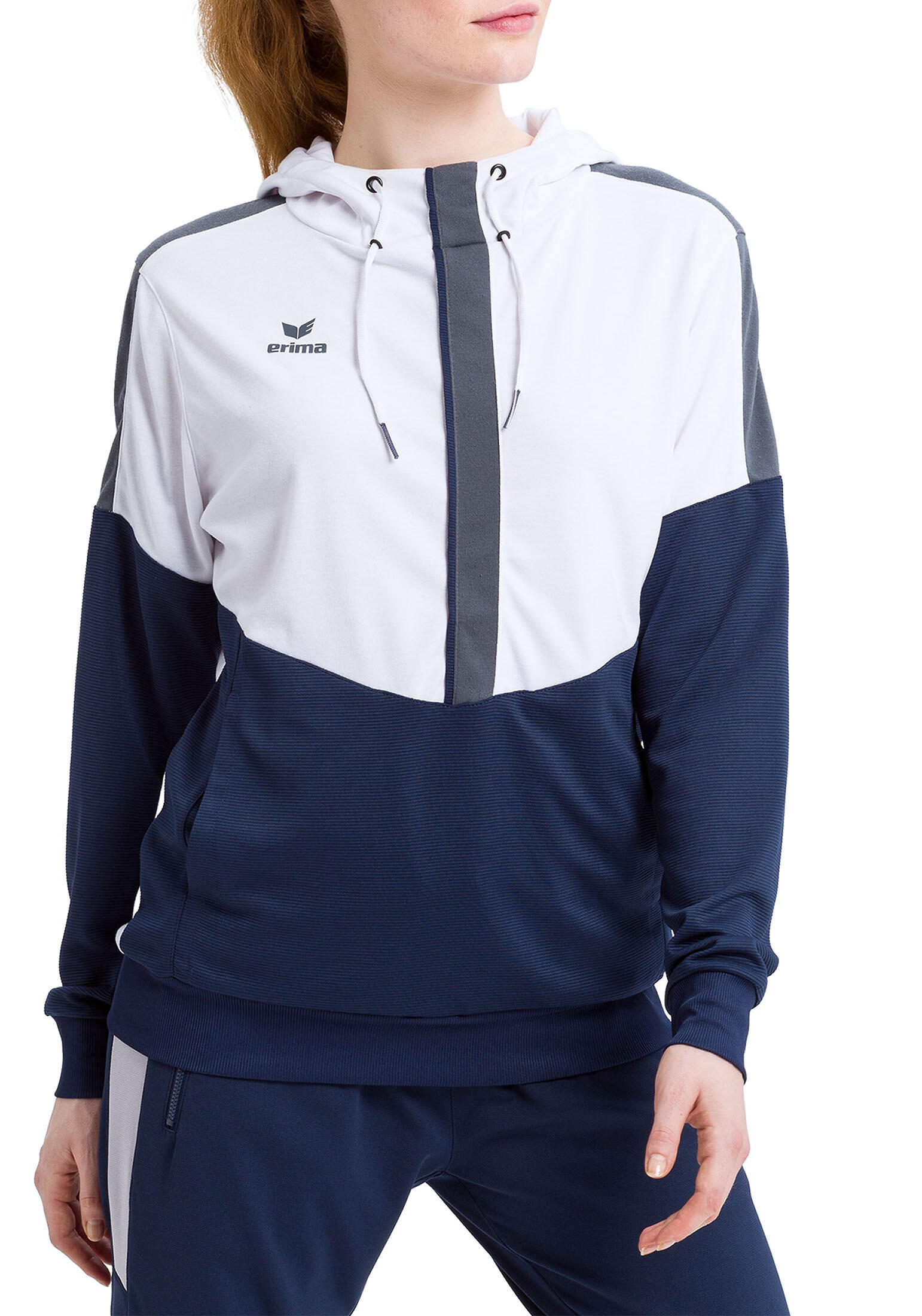 WEISS / navyblau