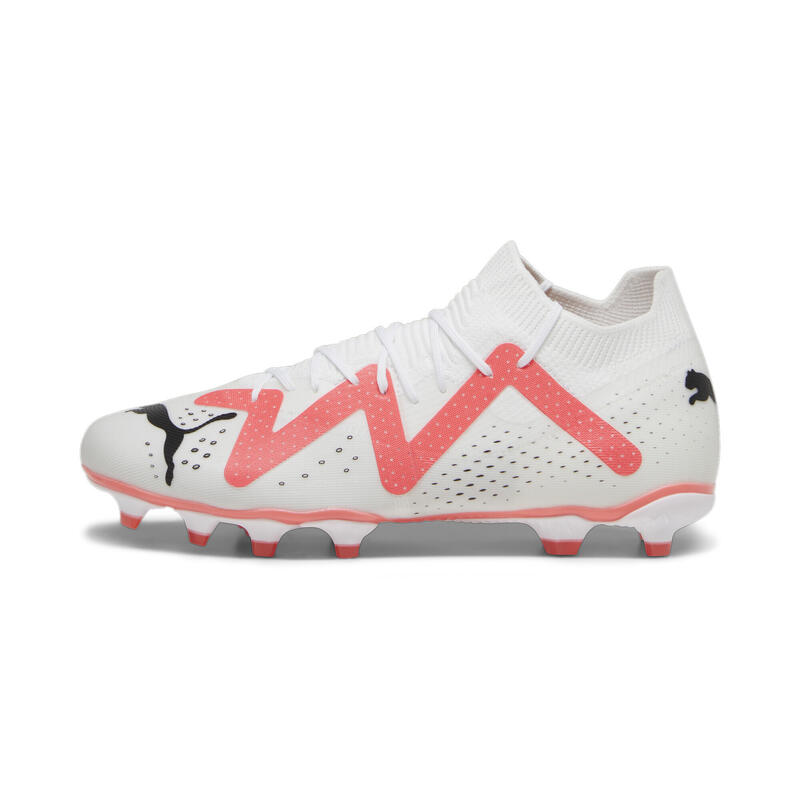 FUTURE MATCH FG/AG Fußballschuhe Herren PUMA White Black Fire Orchid Red