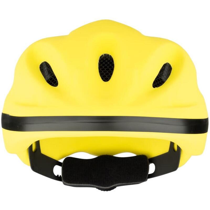 Casca de bicicletă pentru copii Summit, ajustabilă, galbenă, 52-56 cm.