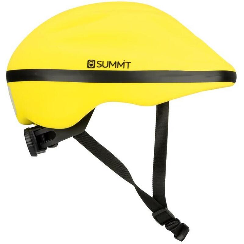 Casca de bicicletă pentru copii Summit, ajustabilă, galbenă, 52-56 cm.