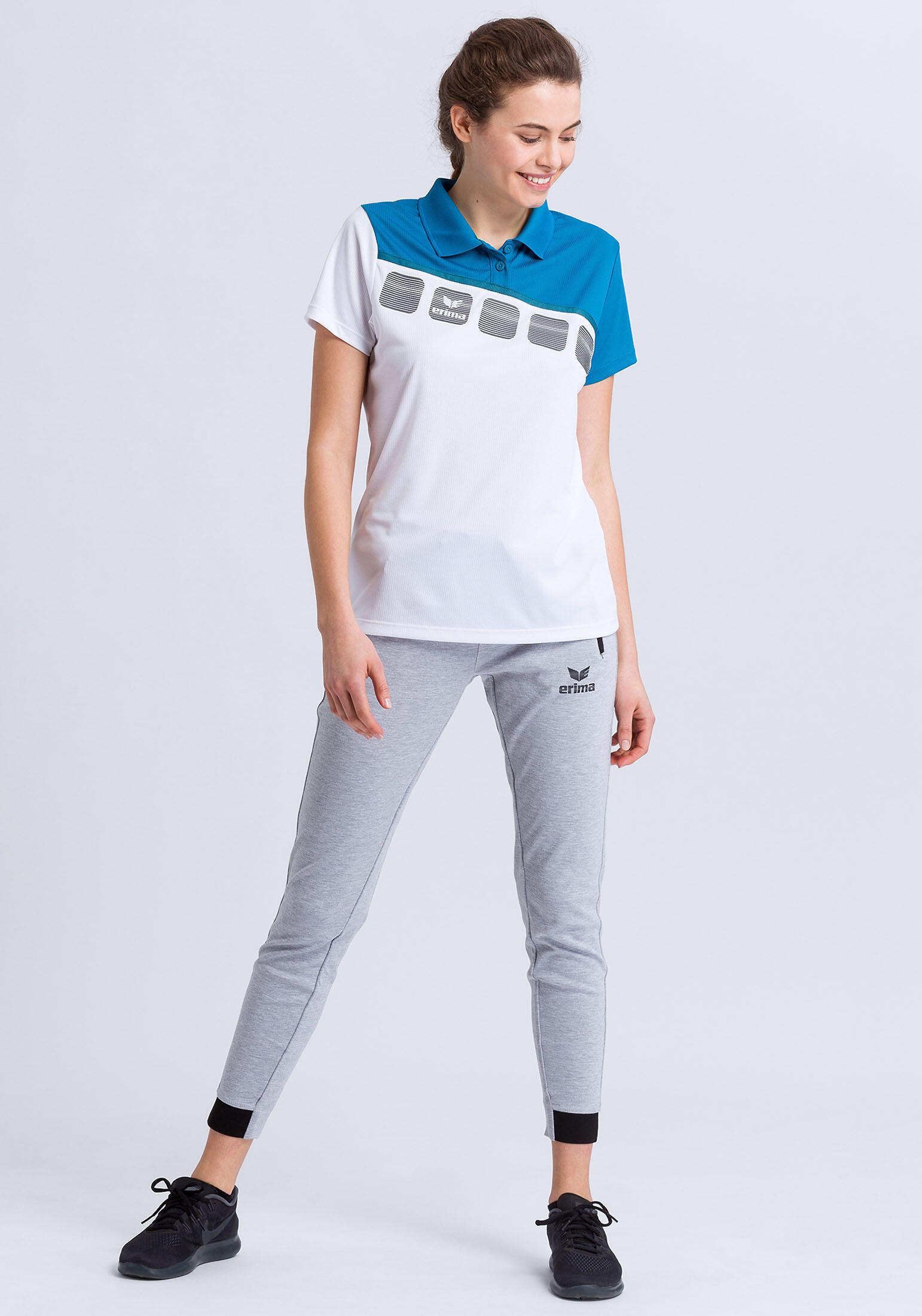 Pantaloni sportivi in felpa donna Erima essential 3/7