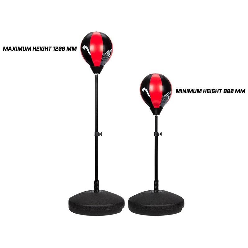 Sistem para box şi mănuşi Reflex junior, multicolor