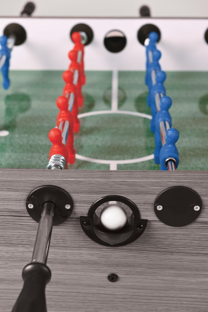 [F100GRRLNO] Calciobalilla in rovere Grigio con Aste Rientranti 6/7