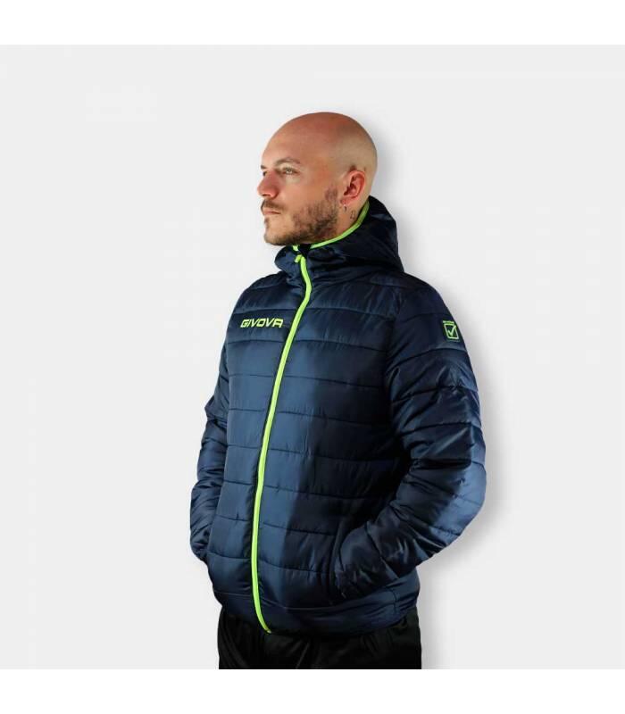 Giubbini uomo givova blu/giallo fluo 2/4