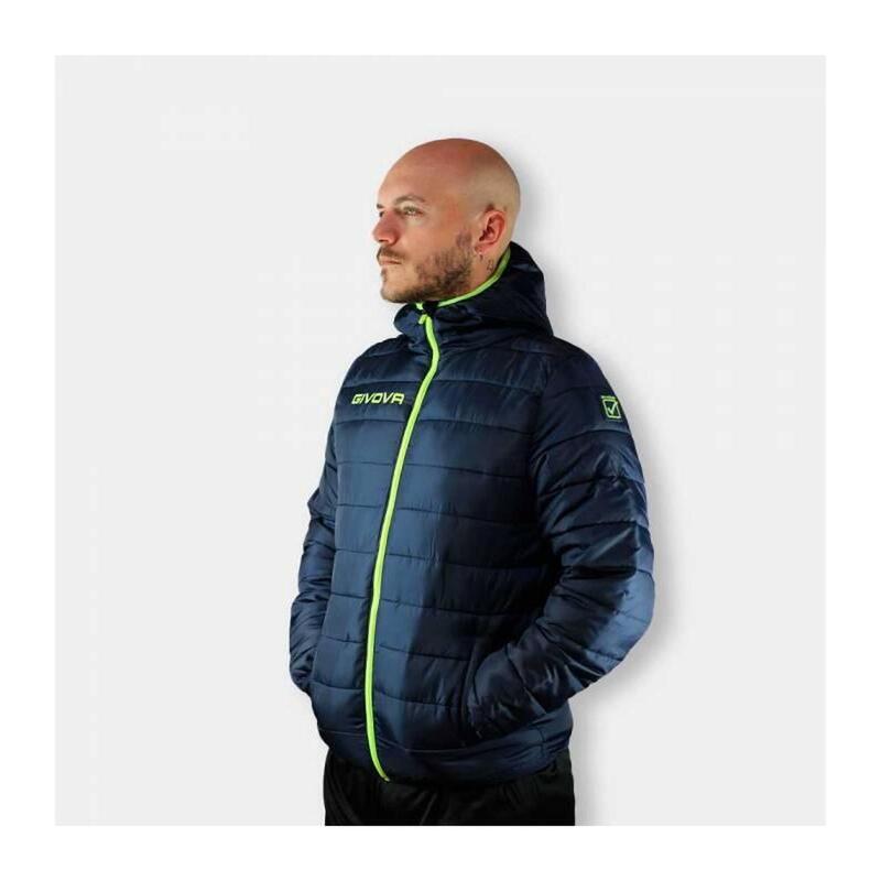 Geaca Givova Olanda, Bleumarin/Galben fluo, M