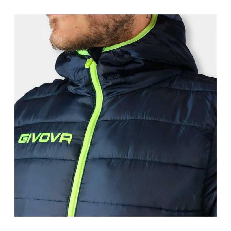 Geaca Givova Olanda, Bleumarin/Galben fluo, M