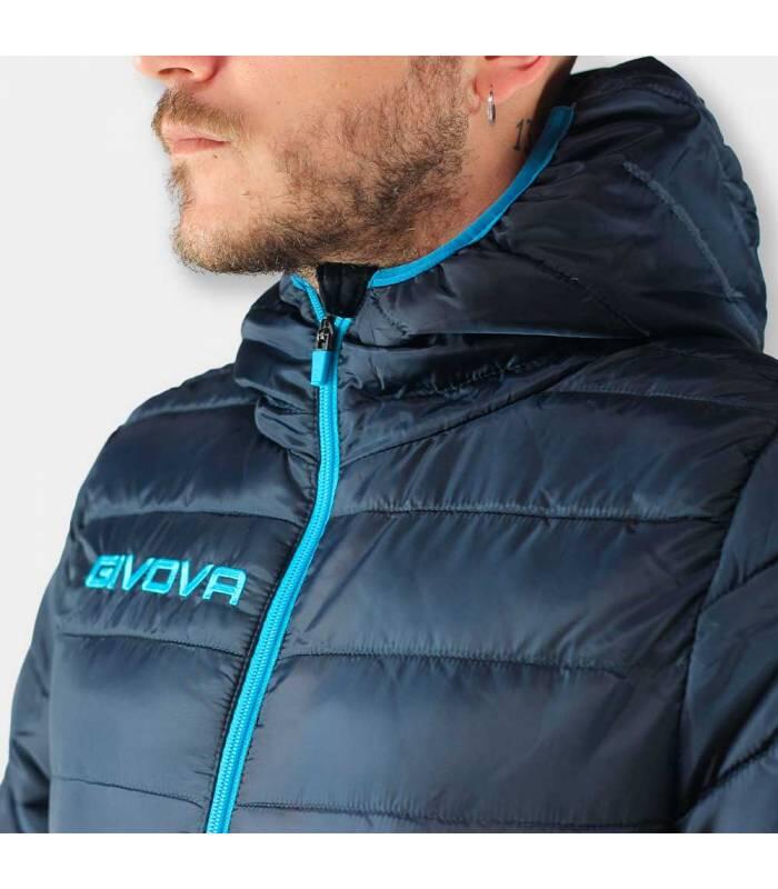 Giubbini uomo givova blu/turchese 3/4