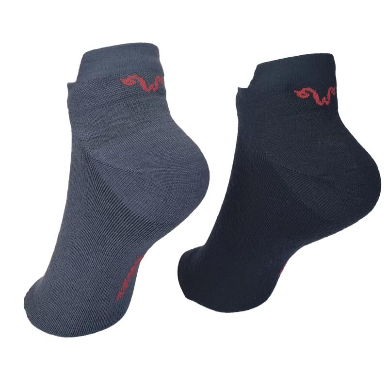 Skarpetki Multisport Light Micro z Wełny Merino - 2 szt - Navy 43-46