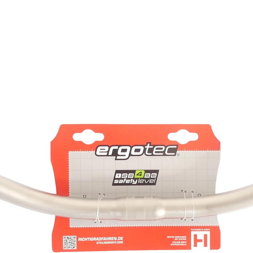 Ergotec Moon Cruiser handlebar 25.4 x 610 mm, aluminium look.