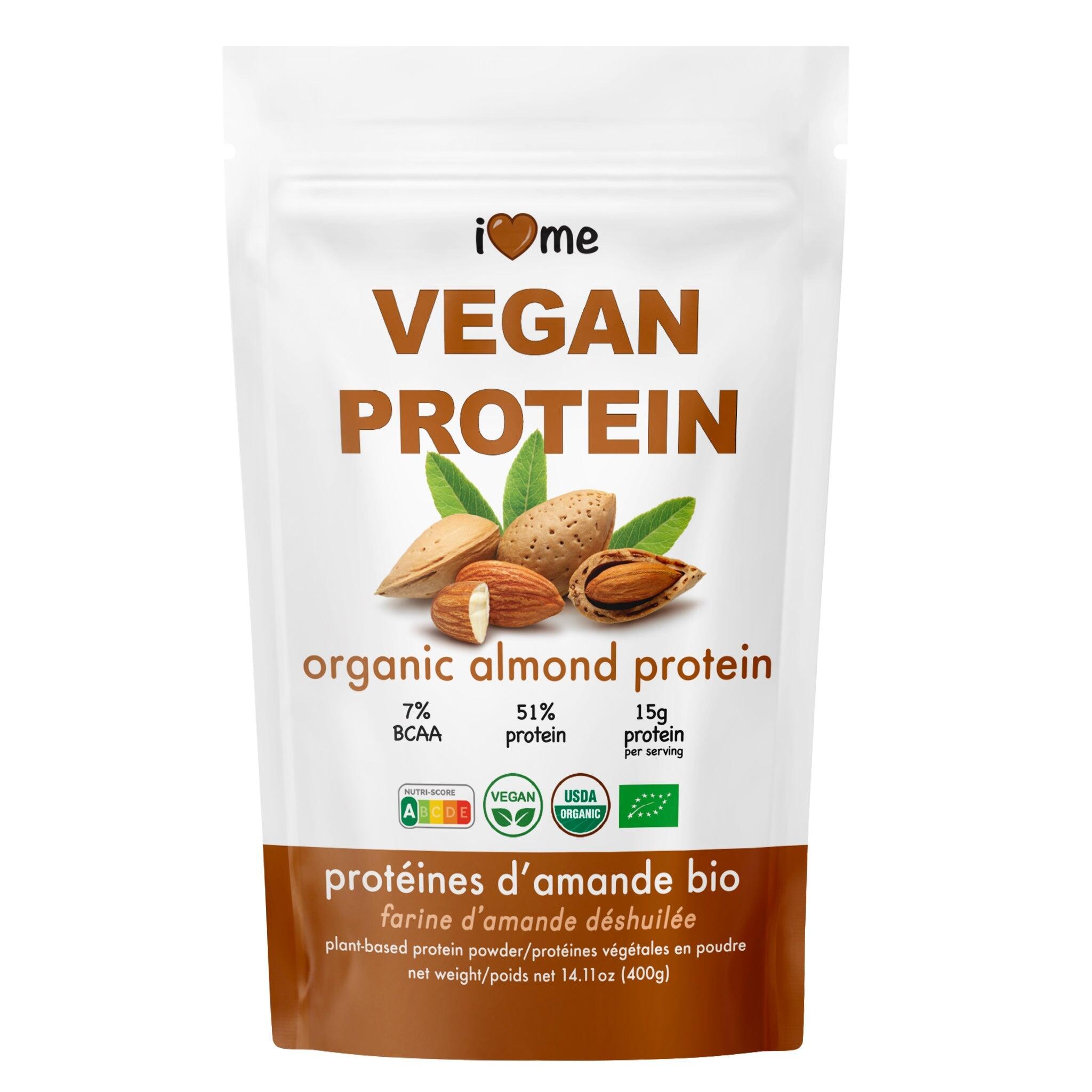 Vracbio - Protéines Amande - Bio Vegan - Arômes Naturels - 400 G - Decathlon