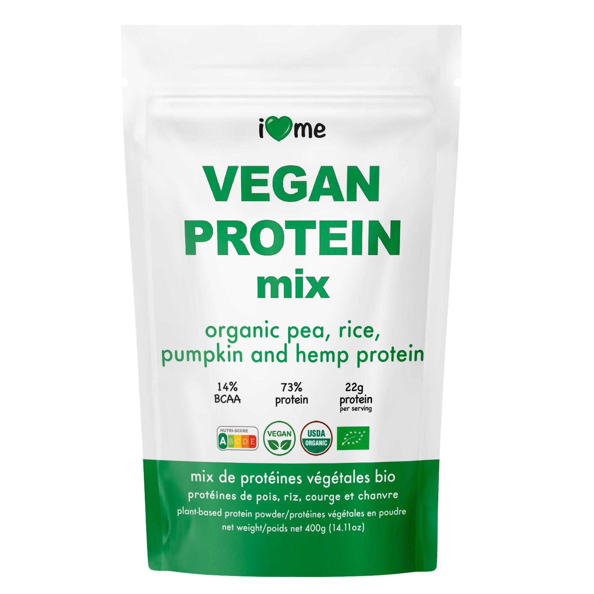 Vracbio - Mix De Protéines Végétales Bio Vegan - Arômes Naturels - 400 G - Decathlon