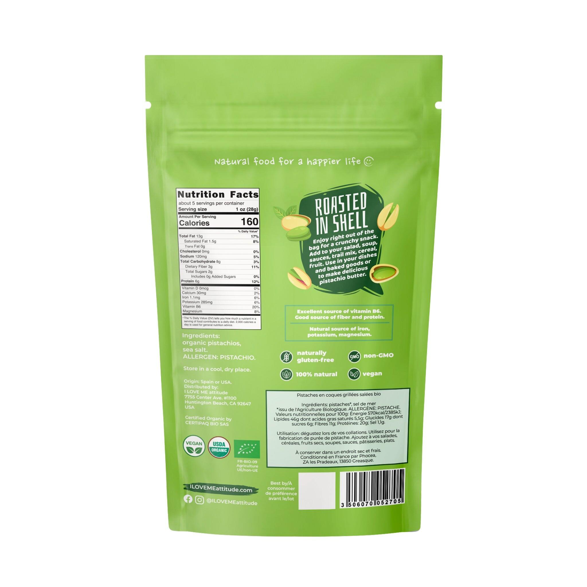 Pistachos con cáscara BIO 2/2
