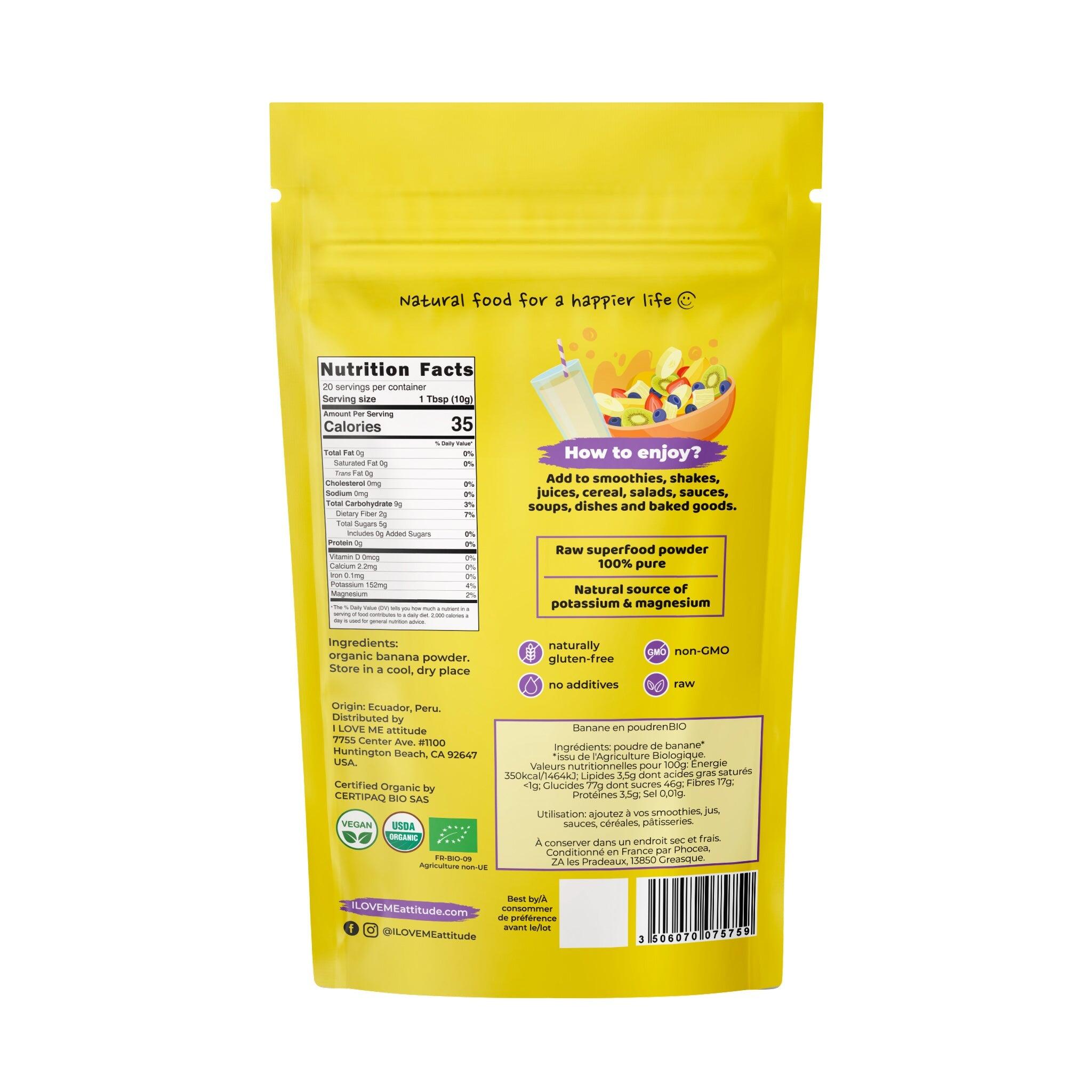 Polvere di banana biologica 2/2