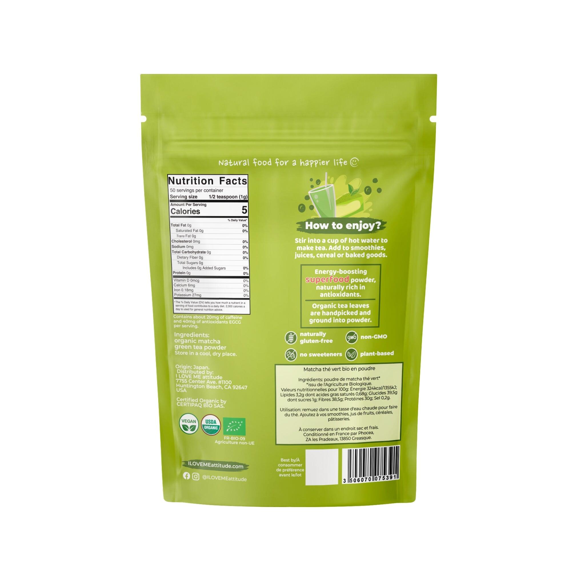Matcha en polvo BIO, té verde 2/2