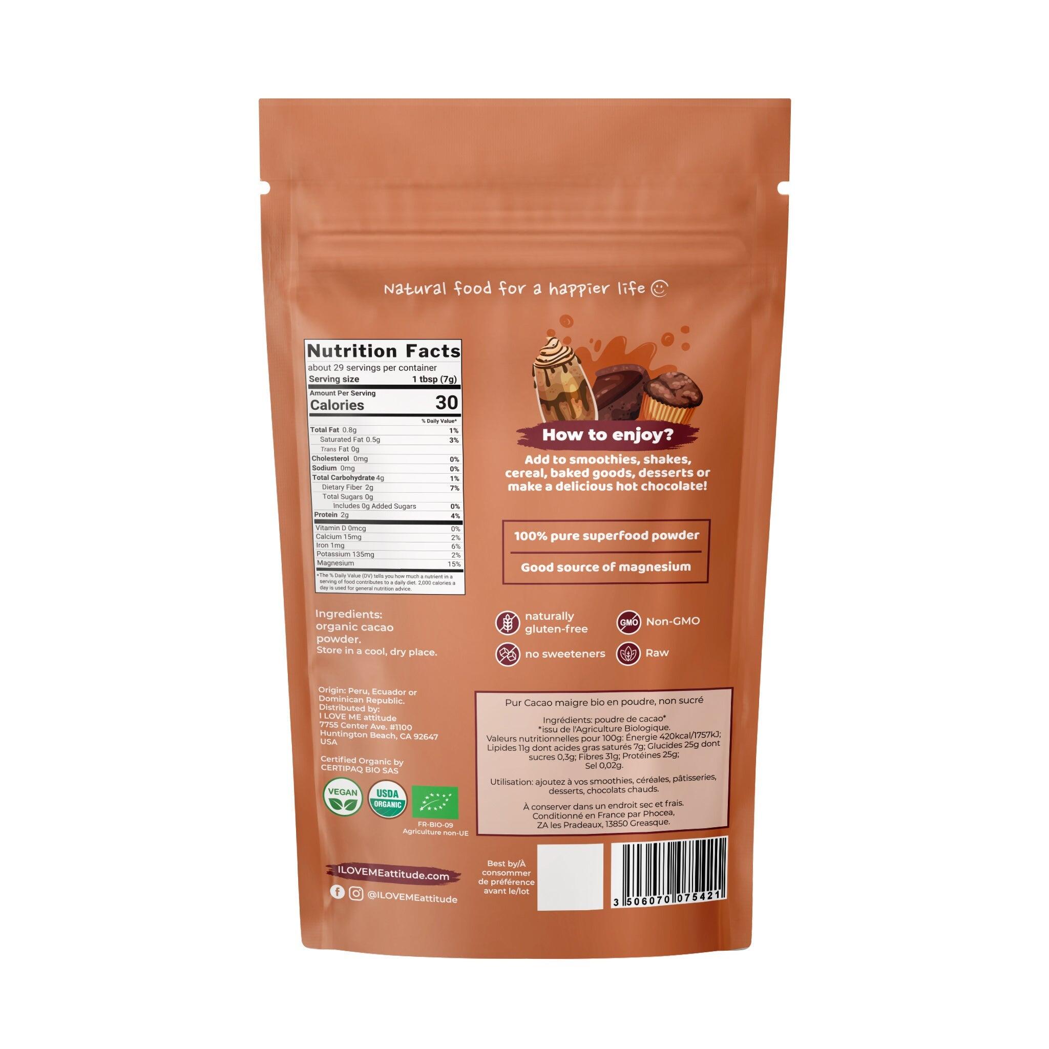 Cacao en polvo BIO 2/2