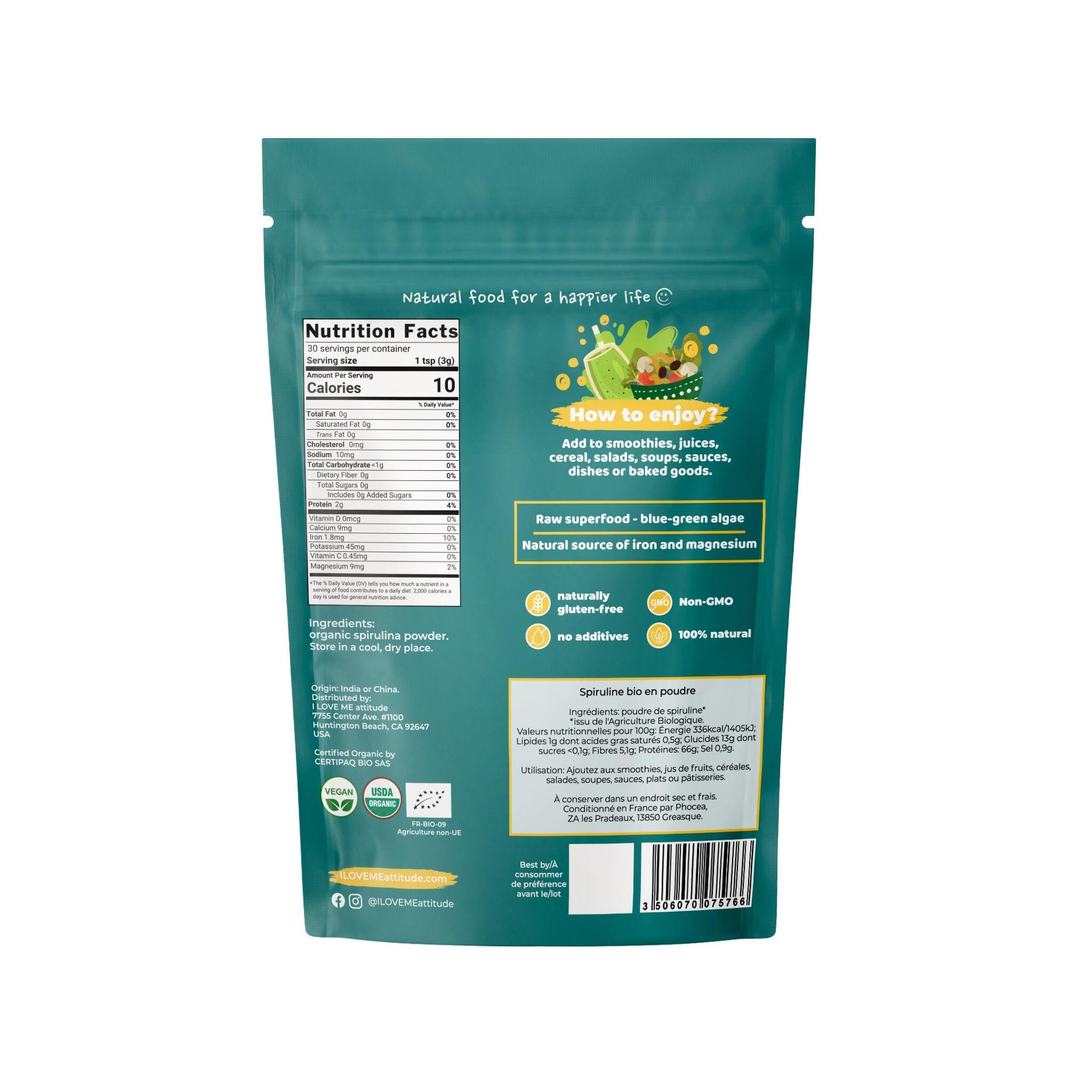 Espirulina en polvo BIO 2/2
