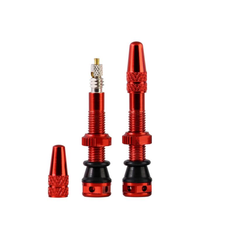 Valves TUBELESS alu 35mm MKII (paire) Red