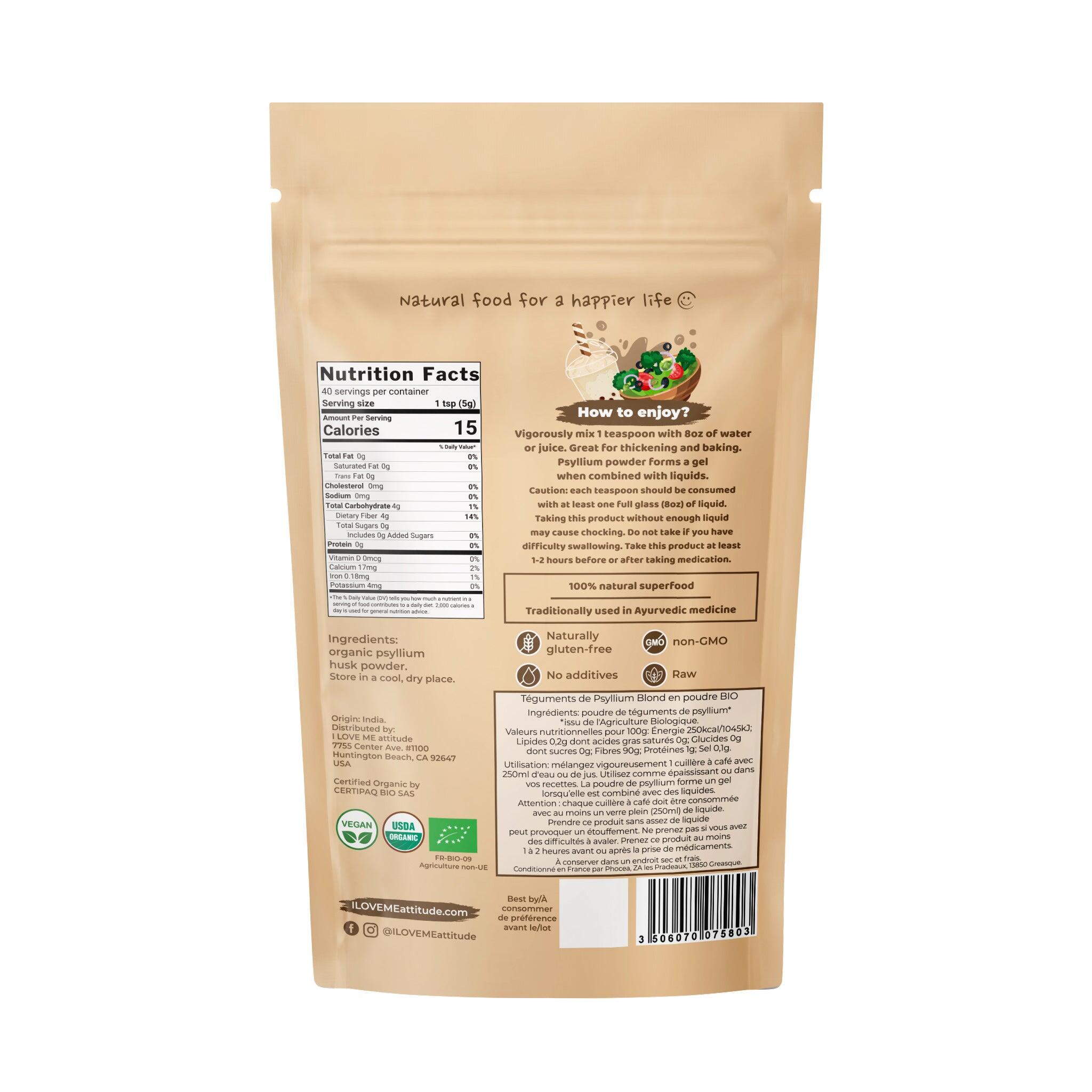 Psyllium en poudre BIO 2/2