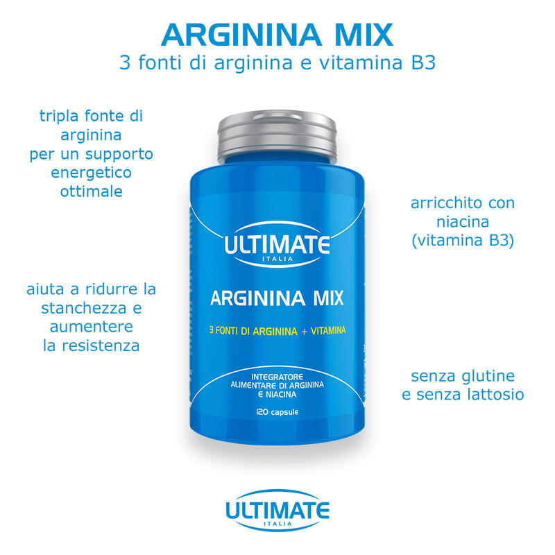 Integratore alimentare - ARGININA MIX - 120 cps