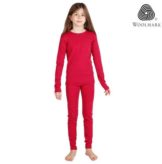 Komplet bielizny termoaktywnej dla dzieci Woolona 100% Merino Woolona