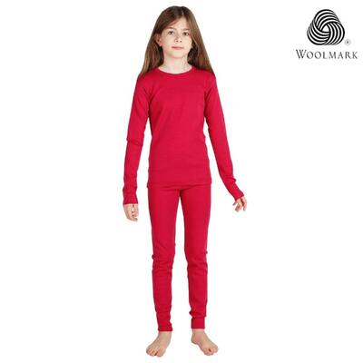 Komplet bielizny termoaktywnej dla dzieci Woolona 100% Merino Woolona