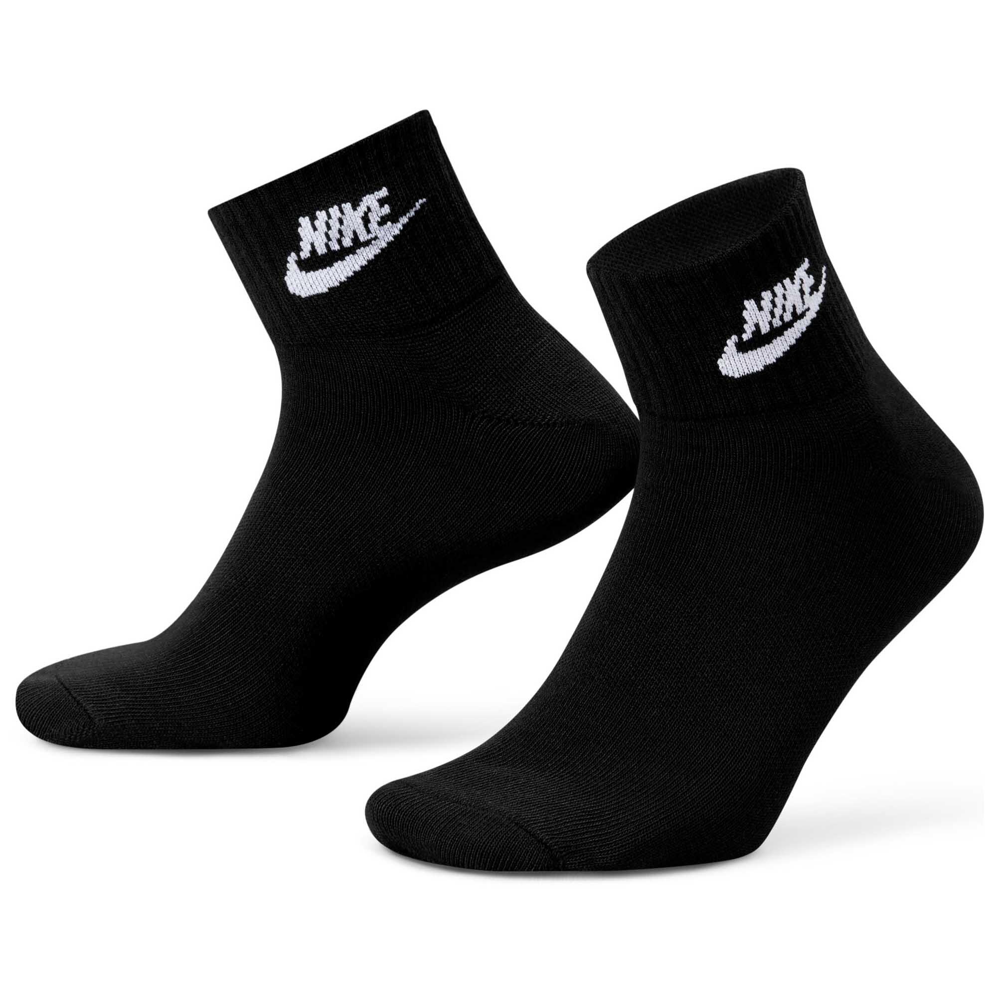 Sportsocken Nike Sportswear Everyday Essential Schwarz 2/4