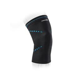 Bandages pour les genoux - Noir/rouge - Tissu élastique MATCHU SPORTS