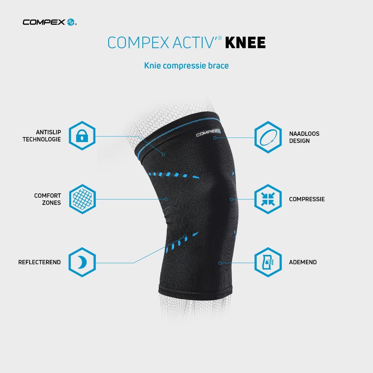 COMPEX ACTIV  KNEE Knee compression support 3/6