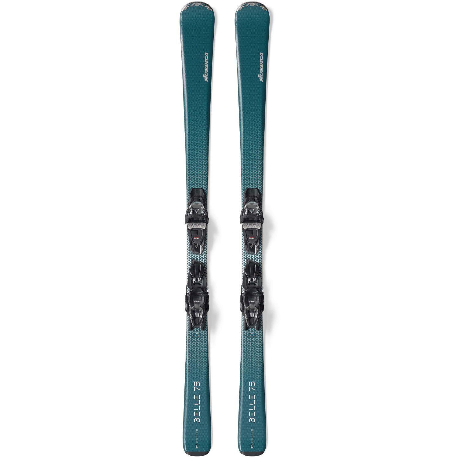 NORDICA Dámské lyže NORDICA BELLE 75 + vázání MARKER FDT10 s GRIP WALK 2025