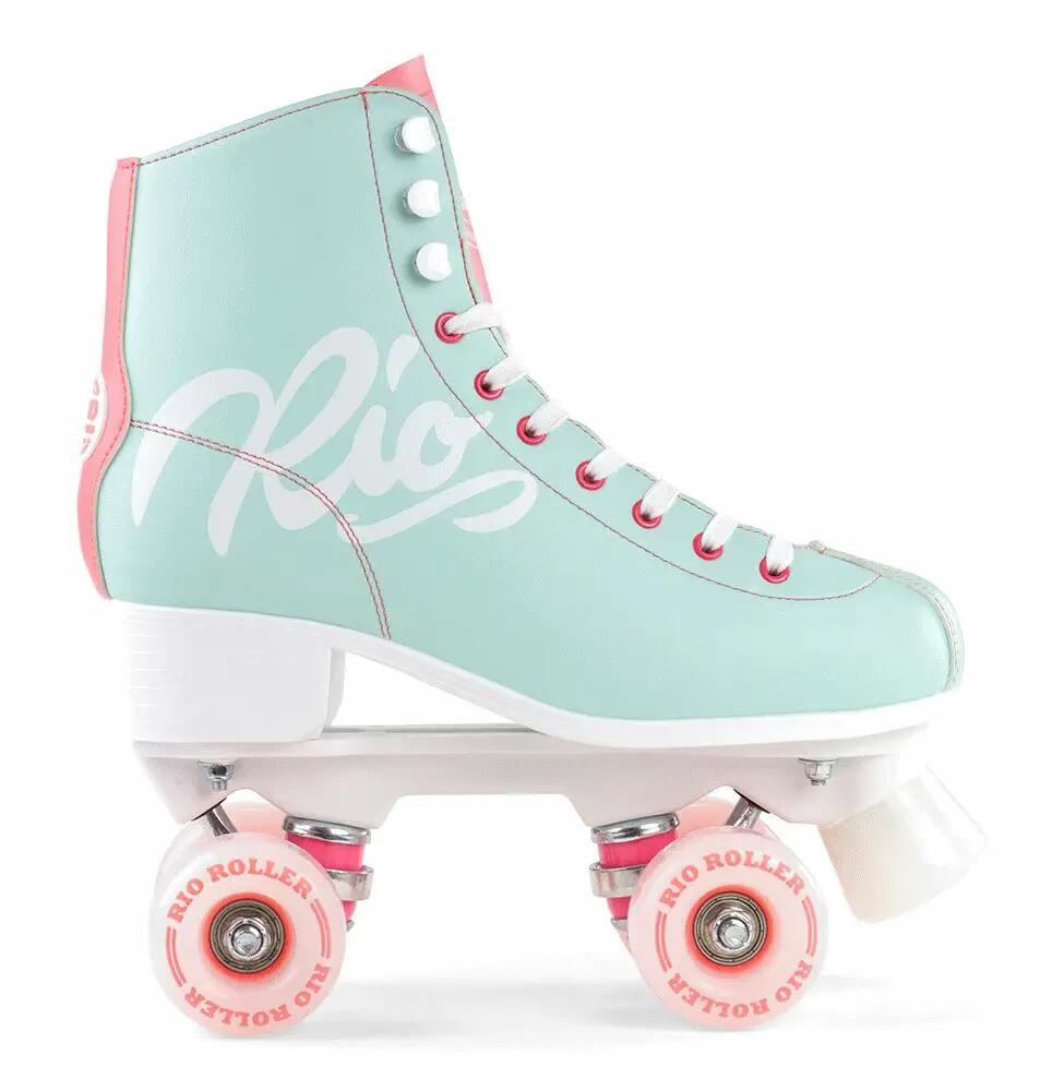 Roller Quad Script Bleu Ciel 2/6