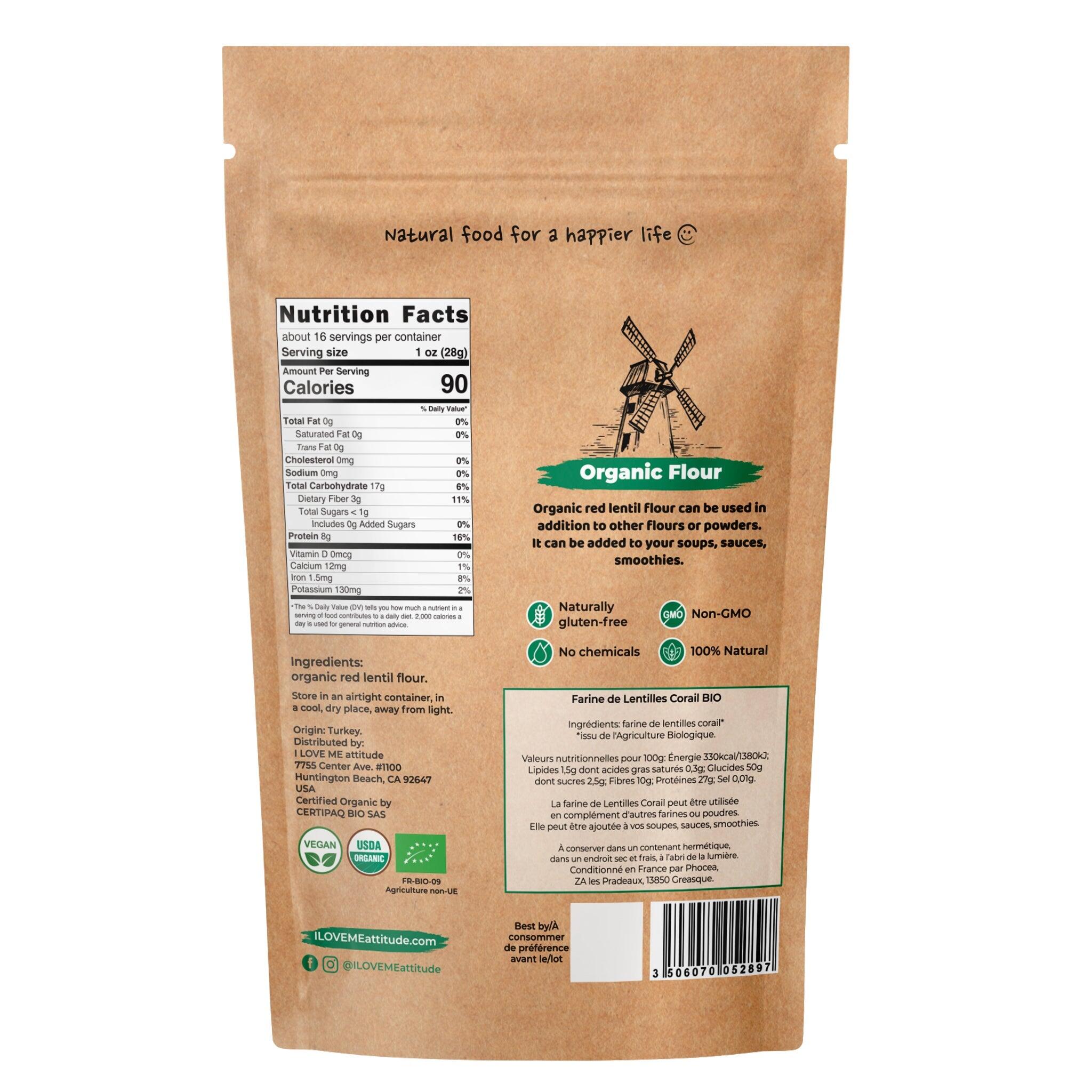 Farine de Lentille Corail BIO 2/2