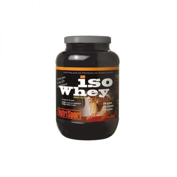 Iso Whey Cero Cero - 1kg Fresa de Nutrisport