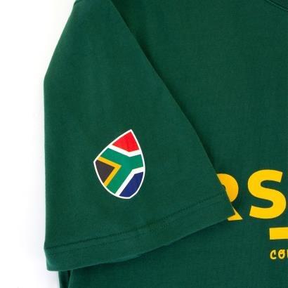 Rugby World Cup 2023 Mens South Africa Springboks Supporter Shirt 2/4