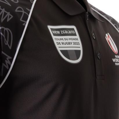 Rugby World Cup 2023 Mens All Blacks New Zealand Polo Shirt
