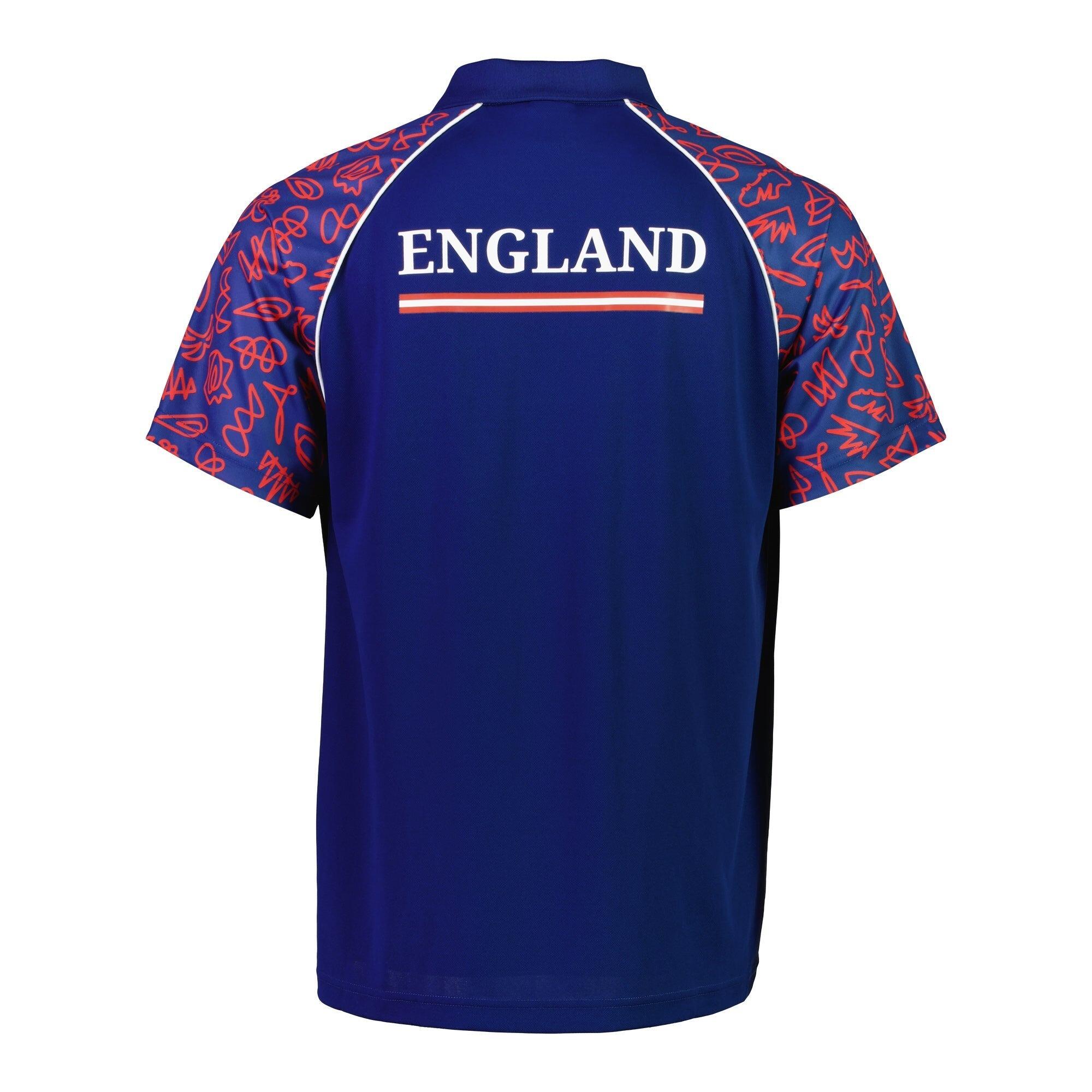 Rugby World Cup 2023 Mens England Polo Shirt 2/3