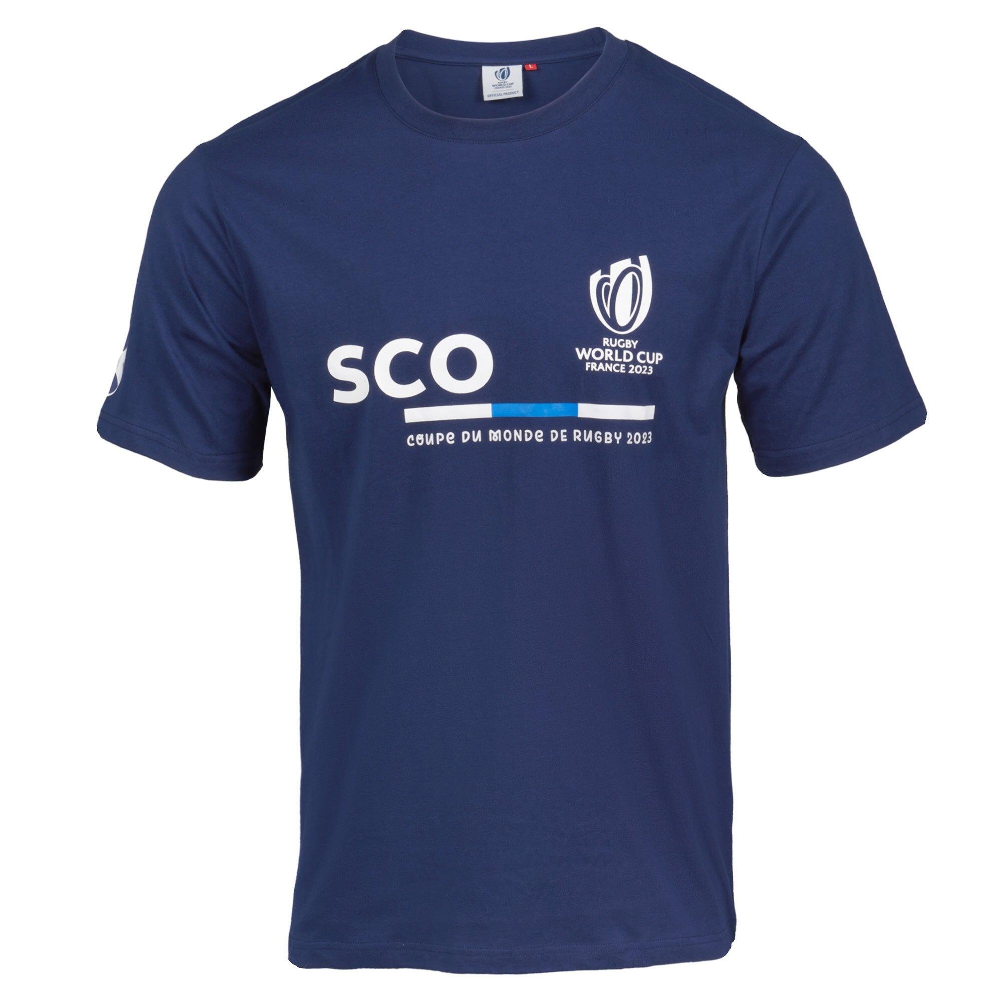Rugby World Cup 2023 Mens Scotland Supporter Tee Shirt 1/4