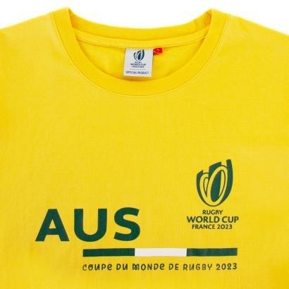 Rugby World Cup 2023 Mens Australia Wallabies Supporter Tee Shirt 4/4