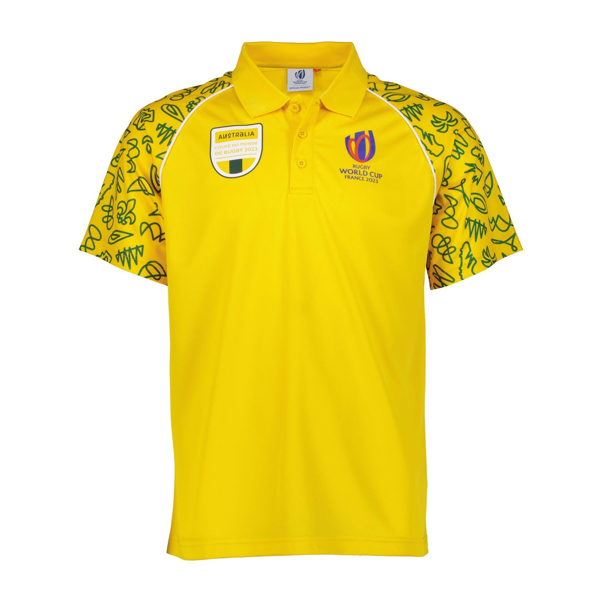 Rugby World Cup 2023 Mens Australia Wallabies Polo Shirt