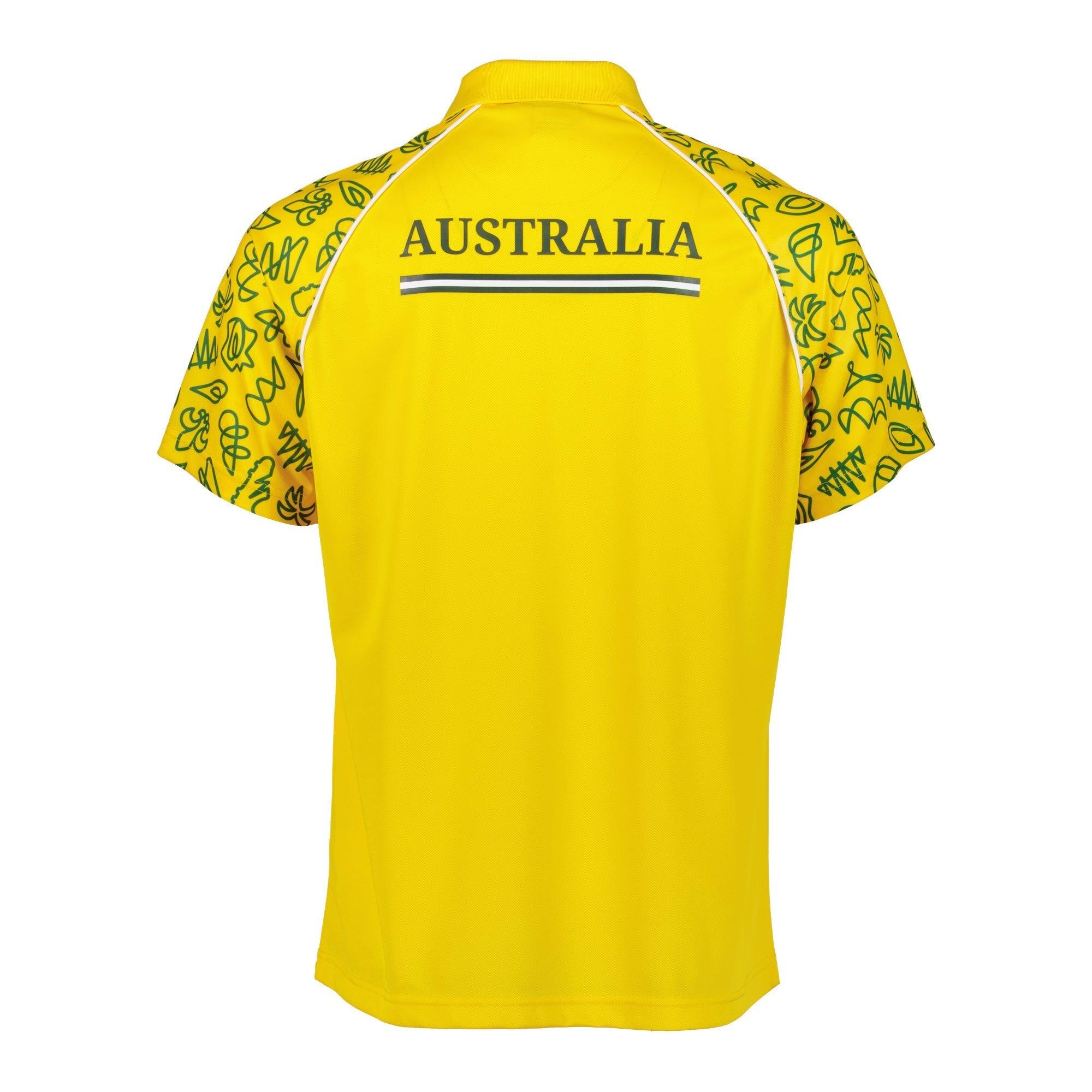 Rugby World Cup 2023 Mens Australia Wallabies Polo Shirt 2/3