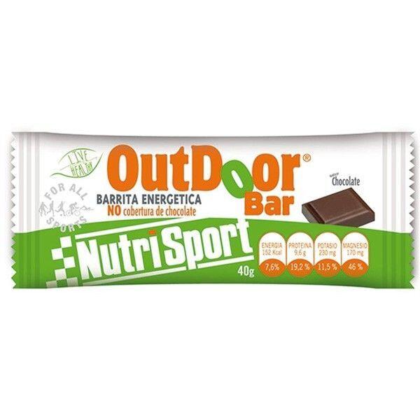 Barrita Energética Outdoor Bar - 40g Chocolate de Nutrisport