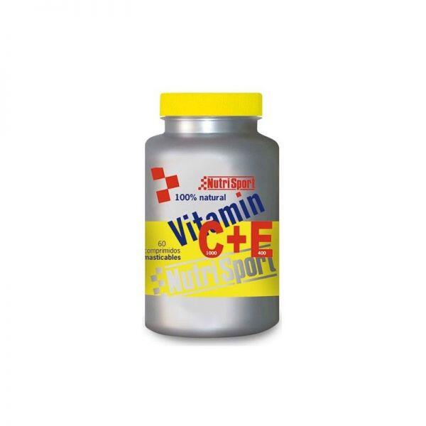 Vitamina C + E - 60 Tabletas Masticables de Nutrisport