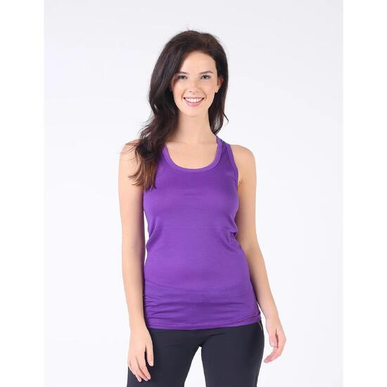 Koszulka Turystyczna Damska Bez Rękawów z 100% Wełny Merino Rani Woolona